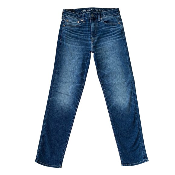 American Eagle men's airflex temp tech athletic straight medium wash jeans 29x34 - Picture 2 of 10